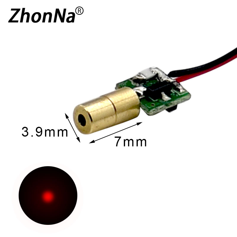 Industrial Laser Head - 650nm 5mW Czerwony moduł laserowy Jednopunktowe