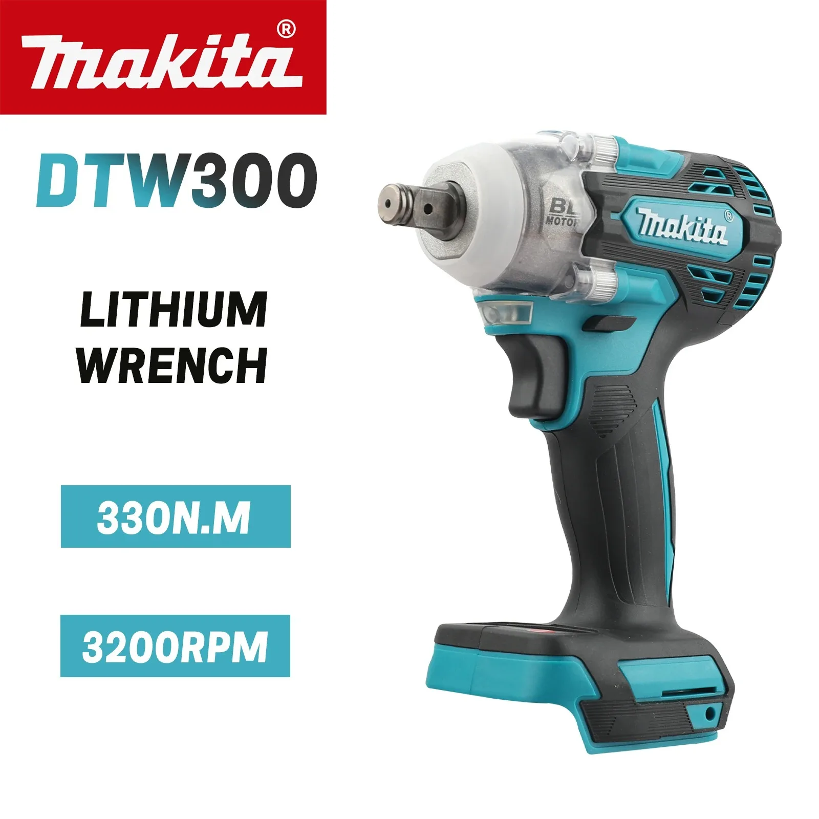Makita Drill Dtw300 - Klucz udarowy bezszczotkowy Makita DTW300 1/2