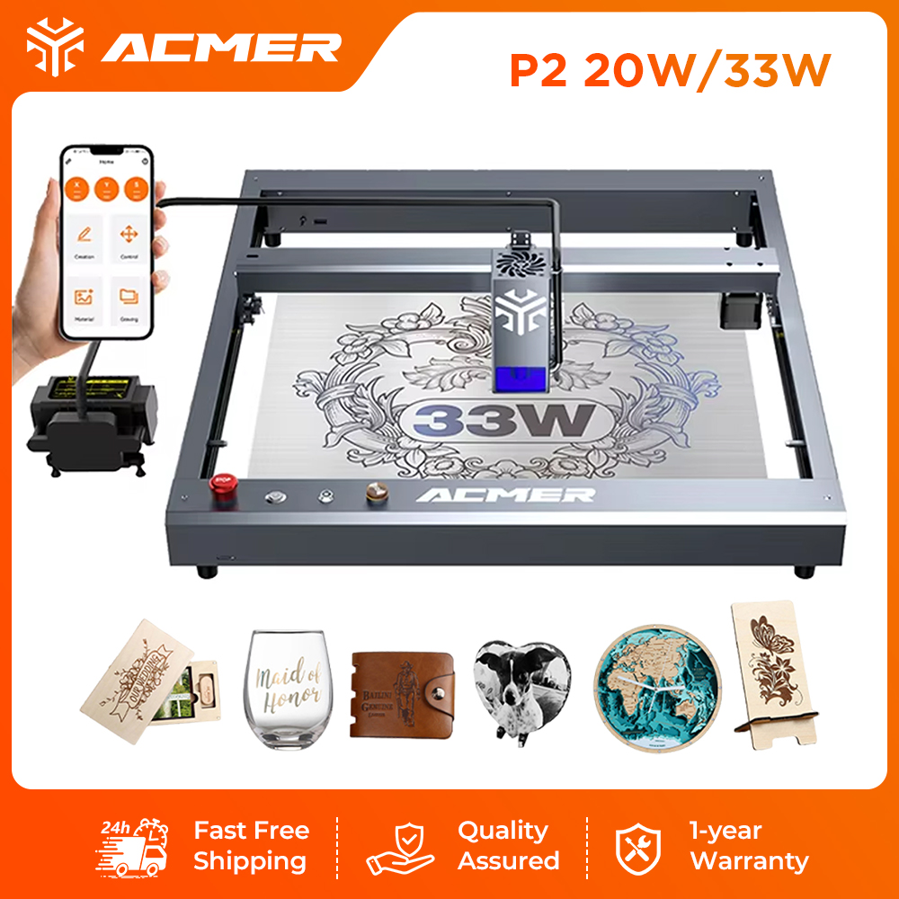 Industrial Laser Machines - ACMER P2 33W Laserowa Maszyna do