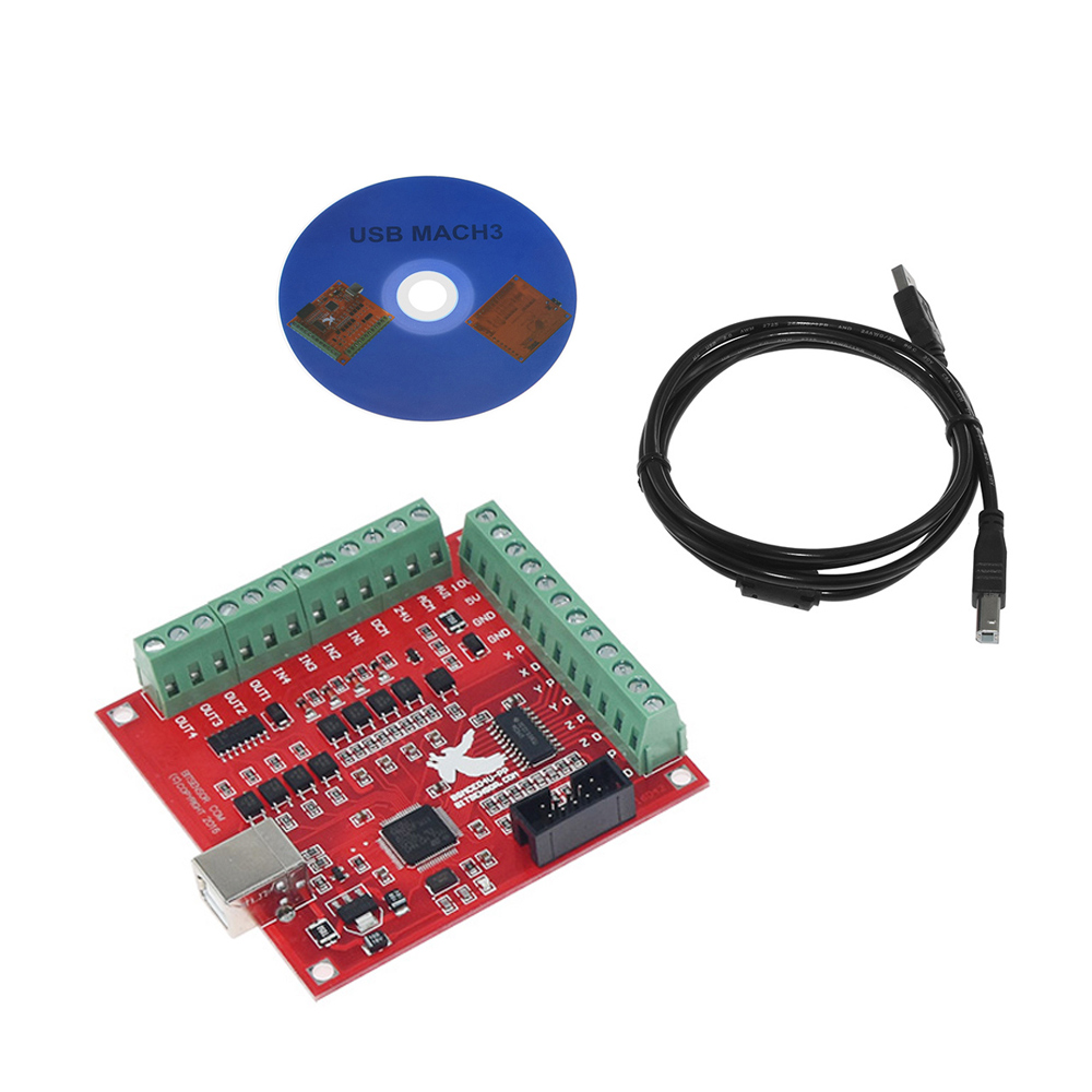 Breakout Board Mach3 - MACH3 CNC USB 100Khz tabliczka zaciskowa