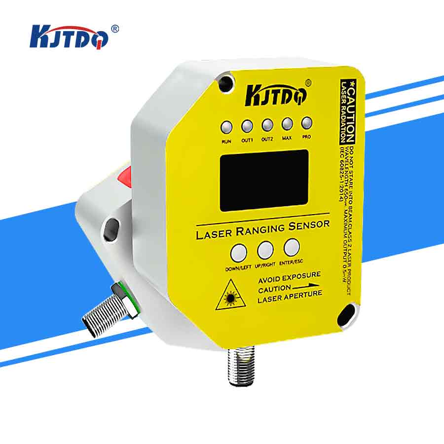 Industrial Laser Distance Sensor - Wyświetlacz OLED 2026, obudowa przemysłowa PMMA