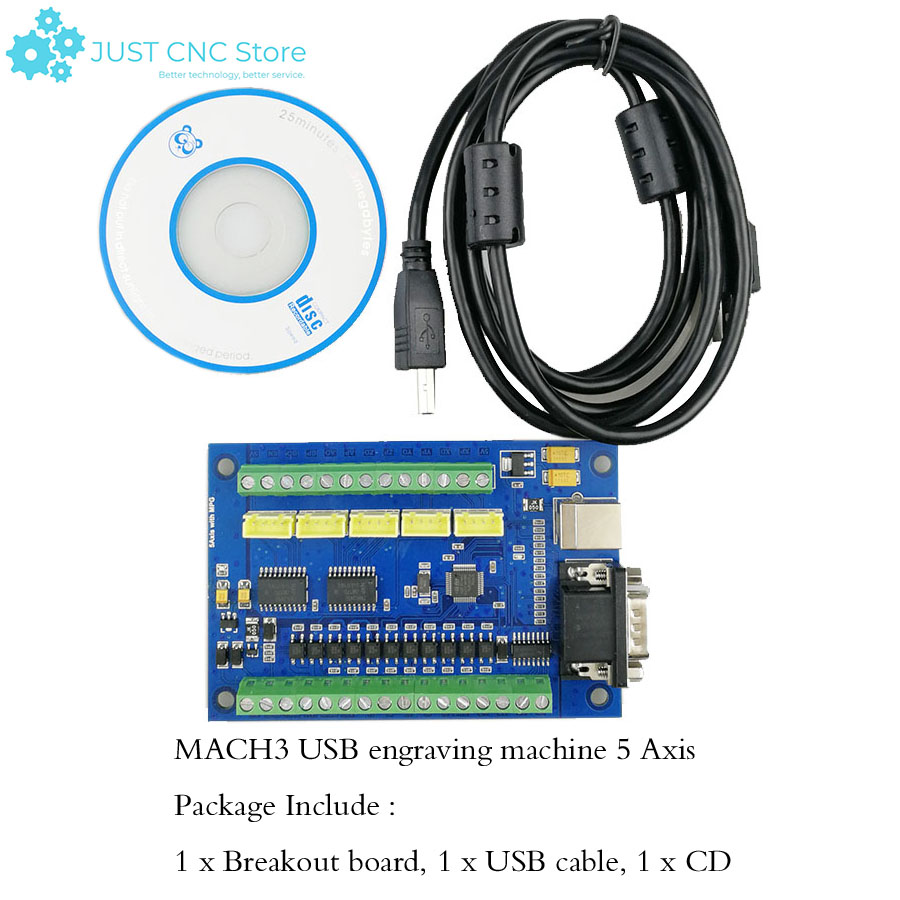 Breakout Board Mach3 - MACH3 USB sterownik CNC tabliczka zaciskowa