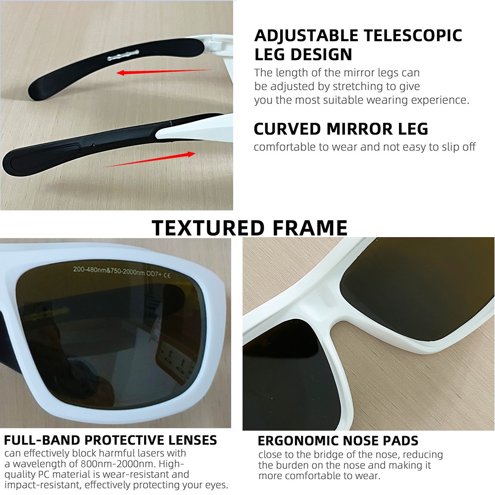 OD7 Laserowe okulary ochronne  – Industrial Laser Hair Removal recenzja i cena