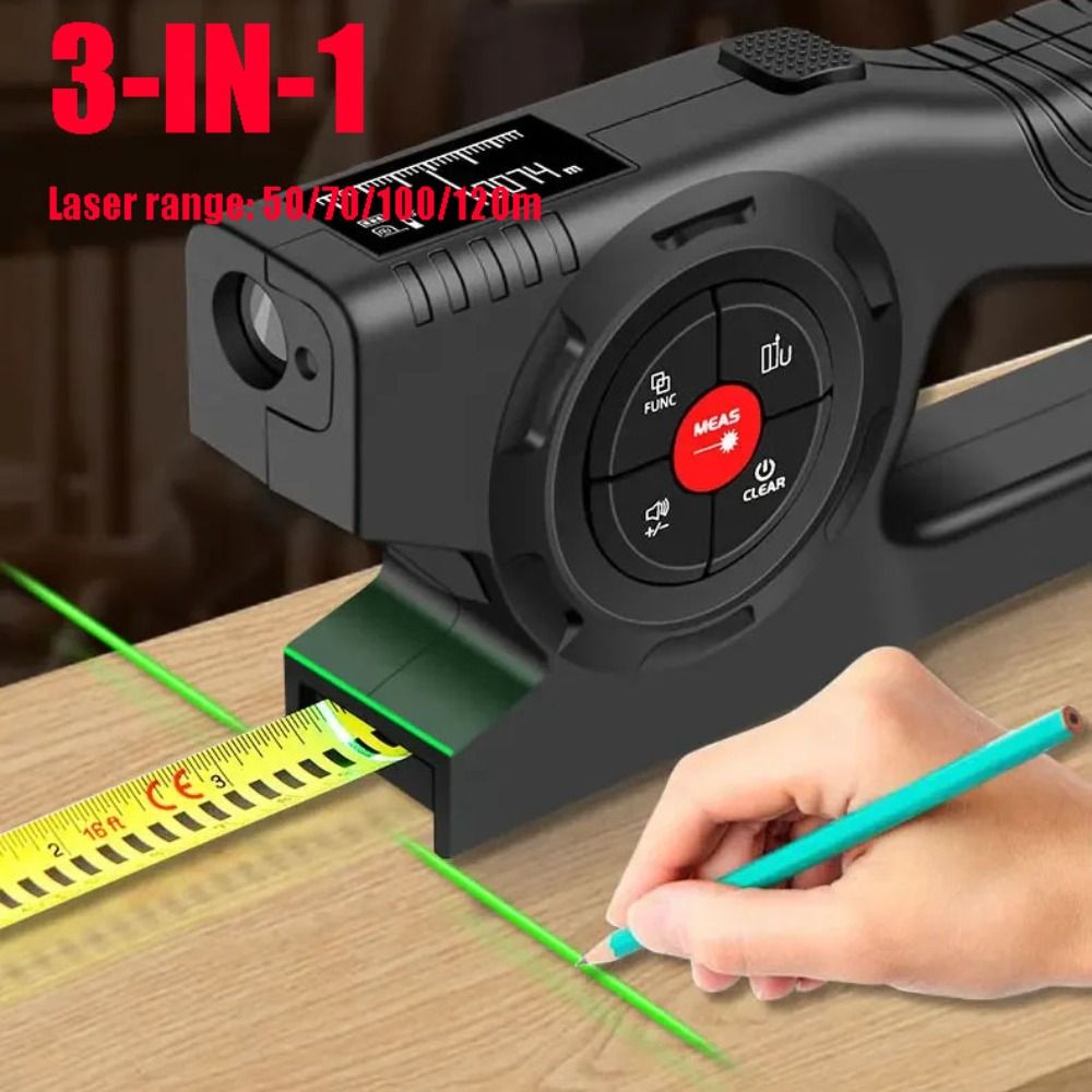 Laserowa miarka 3-w-1, zwijana – Industrial Laser Distance Sensor recenzja i cena