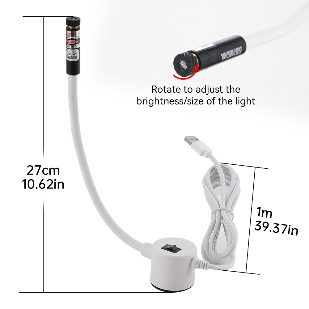 Zasilany przez USB czerwony la – Industrial Laser Technology recenzja i cena