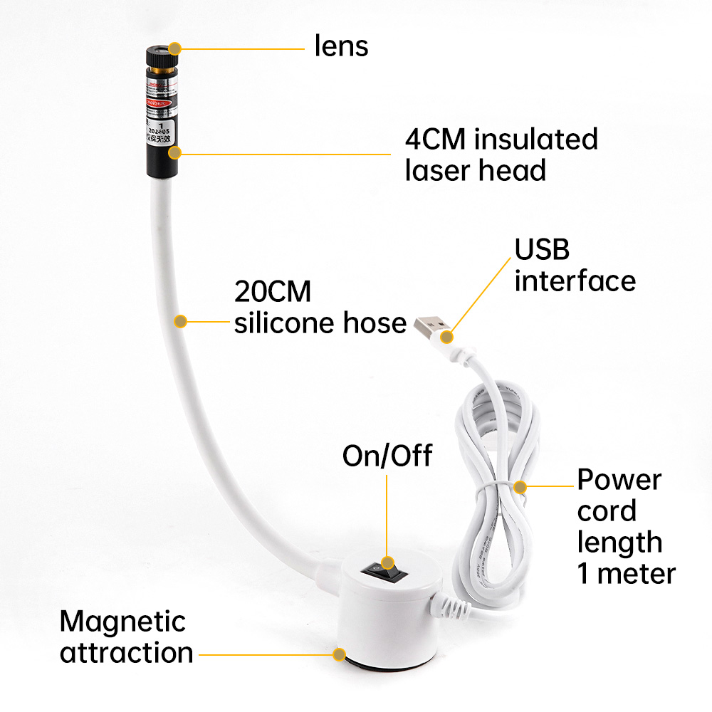 Zasilany przez USB czerwony la – Industrial Laser Technology recenzja i cena