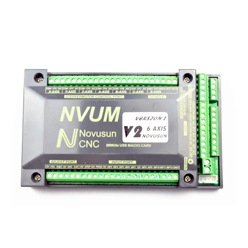 NVUM 4-osiowa karta USB Mach3  – Breakout Board Mach3 recenzja i cena