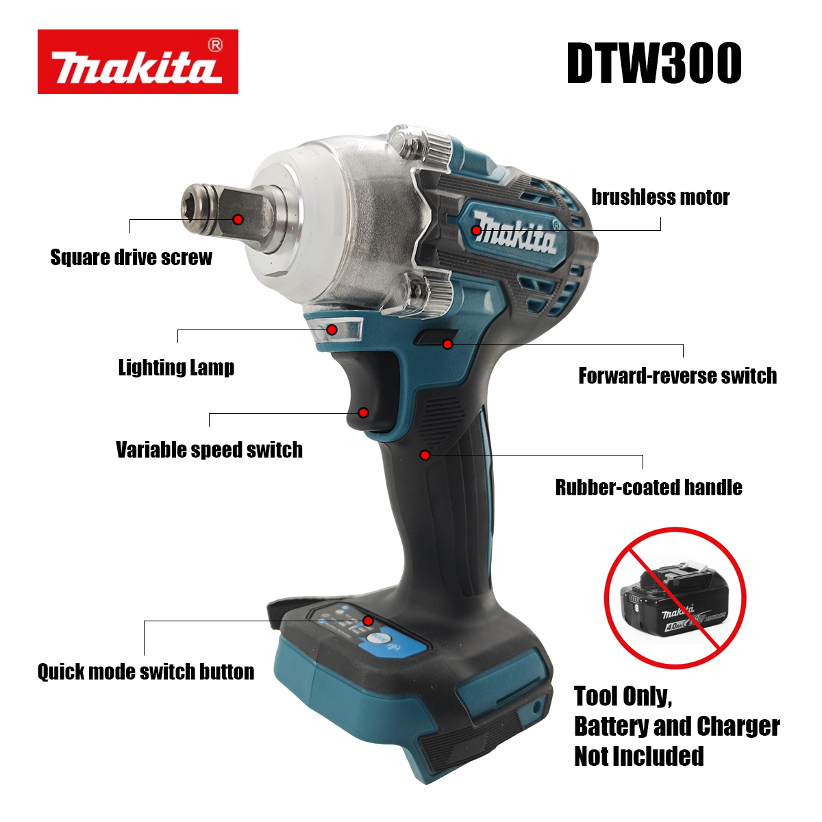 Klucz udarowy akumulatorowy be – Makita Drill Dtw300 recenzja i cena